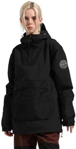 GSOU SNOW Womens Snowboard Jacket Baggy Ski Snow Jacket Windproof Insulated