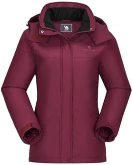 CAMEL CROWN Women's Ski Jacket Winter Snow Coat Waterproof Female Jackets