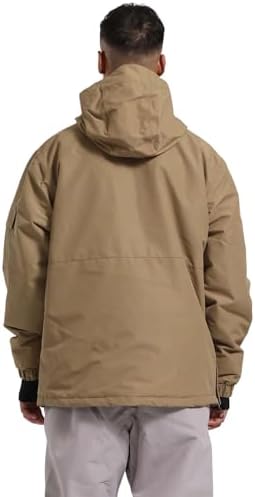 GSOU SNOW Men Snowboard Jacket Ski Snow Jacket Pullover Waterproof