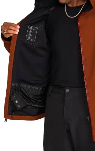 Volcom Men's Brighton Hooded Snowboard Ski Winter Jacket