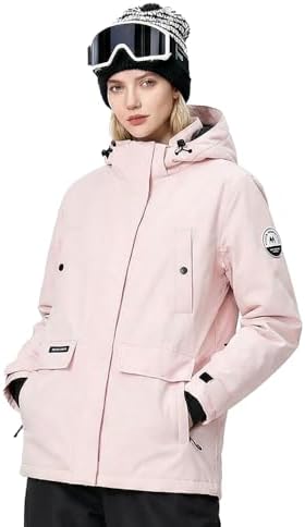 Women's Ski Jacket Windbreaker Insulated Snowboarding Jacket