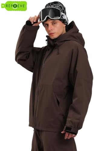 GSOU SNOW Women Men Ski Jacket Baggy Snowboard Jacket Snow Coat Waterproof