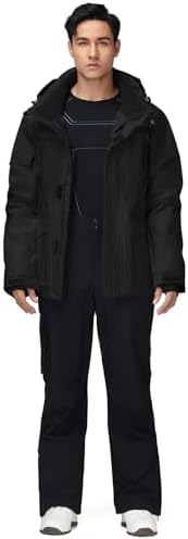 Men's Jacket and Pants Set Insulated Waterproof Waterproof Snowboard Snowsuits for Snow Sport