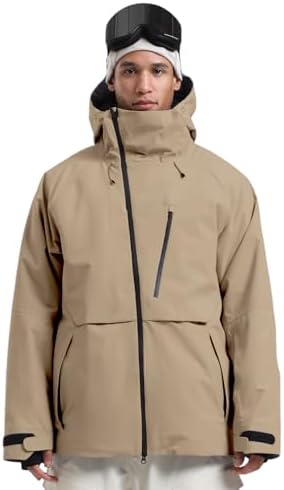 GSOU SNOW Men's Snowboard Jacket Waterproof Ski Coat Winter Snow Shell
