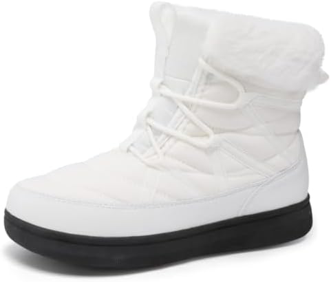 LeIsfIt Women's Winter Boots Faux Fur Lined Warm Ankle Booties