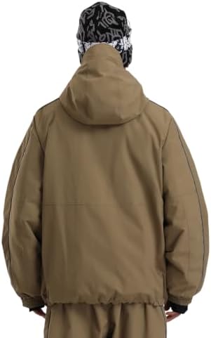 GSOU SNOW Mens Womens Baggy Snowboard Jacket Ski Coat Insulated