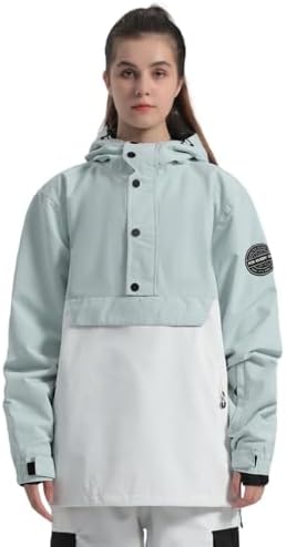 GSOU SNOW Womens Snowboard Jacket Baggy Ski Snow Jacket Windproof Insulated
