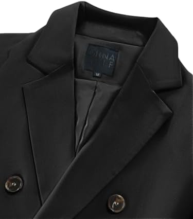 Mina Self 2026 Women's Fall Tweed Blazer Plaid Jacket Business Casual Coat