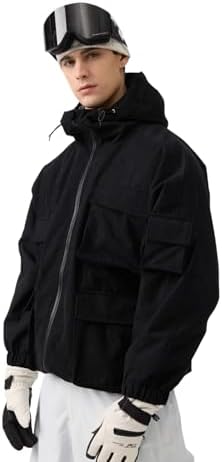 GSOU SNOW Men Women Snowboard Jacket Baggy Ski Snow Waterproof