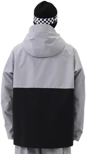 Mens Ski Jacket 3L Baggy Snowboard Pullover Snow Anorak