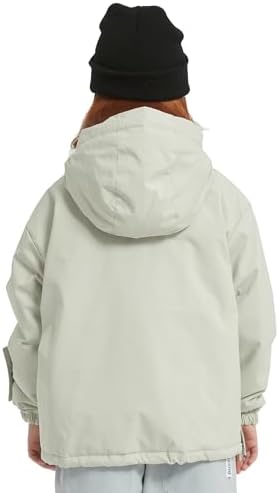 North Peak Kid Pullover Anorak Hooded Ski Jacket Waterproof Windproof Snowboard Jackets Winter Coat