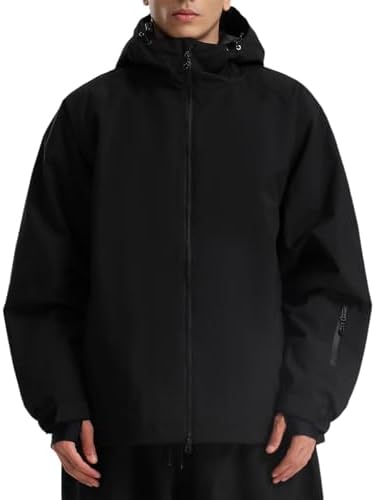 GSOU SNOW Mens Womens Snow Ski Jacket Baggy Snowboard Waterproof Insulated