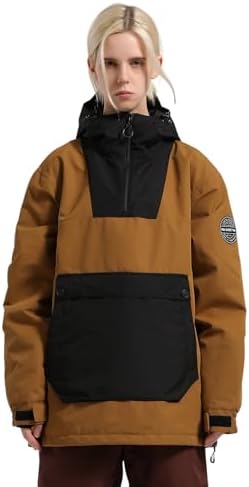 GSOU SNOW Womens Snowboard Jacket Baggy Ski Snow Jacket Windproof Insulated