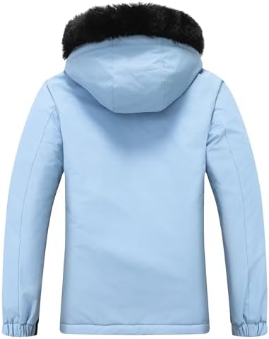 MOERDENG Women's Waterproof Winter Coat Softshell Hiking Jacket