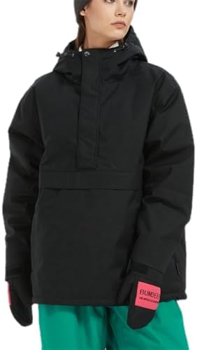 BUMDEEP Womens Waterproof Ski Jacket Warm Winter Snow Coat Windbreaker Hooded Thick Snowboard Jacket