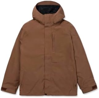 Volcom Men's Dua Gore-tex Insulated Snowboard Jacket – Waterproof Snow Jacket With Zip Tech