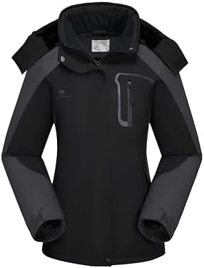 CAMEL CROWN Women's Ski Jacket Winter Snow Coat Waterproof Female Jackets