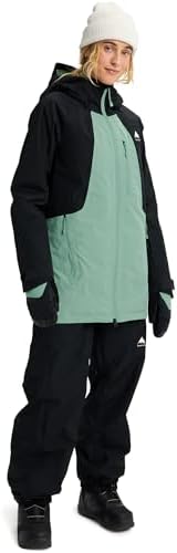 Burton Women’s Reserve 2-Layer Insulated Jacket – Waterproof Winter Snowboard Jacket with Helmet Compatible Hood