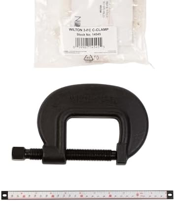 Wilton Brute Force C-Clamp, 3-7/16" Opening, 2-1/2" Throat, 16250 Lbs. Clamping Force (Model 3 F.C.) (Pack of 2)