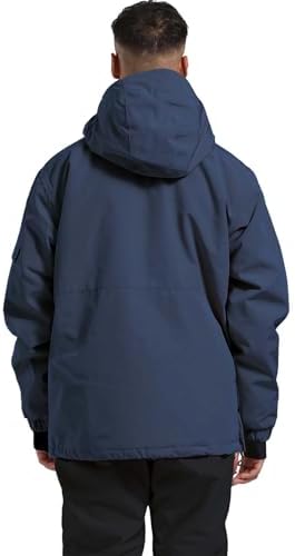 GSOU SNOW Men Snowboard Jacket Ski Snow Jacket Pullover Waterproof
