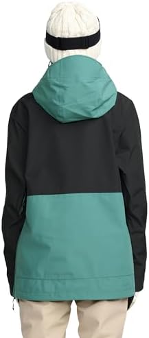 Volcom Women's Harlan Pullover Snowboard Jacket –waterproof, Taped Seams, Pfas-free