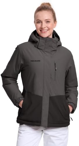 FREE SOLDIER Women's Winter Ski Jacket Fleece Lined Coat