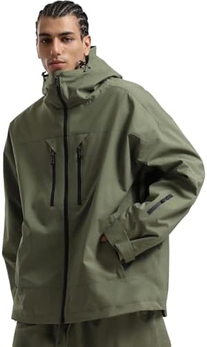GSOU SNOW Men Snowboard Jakcet Women Baggy Snow Ski Jacket Insulated