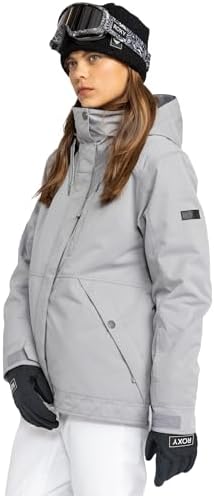 Roxy Women's Billie 10k Waterproof Insulated Snow Jacket – Tailored Ski-snowboard Jacket