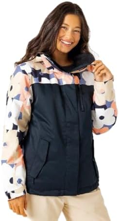 Roxy Snow Junior's Jetty Printed Regular Fit Snow Jacket