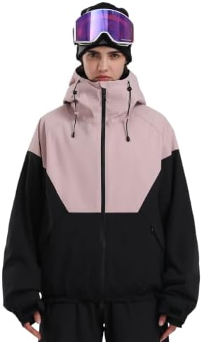 GSOU SNOW Women's Baggy Snowboard Ski Jacket Windproof Insulated Snow Coat