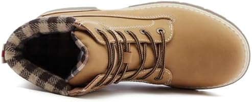 COTTIMO Womens Snow Hiking Winter Boots Casual Fur Lined Fashion Boots