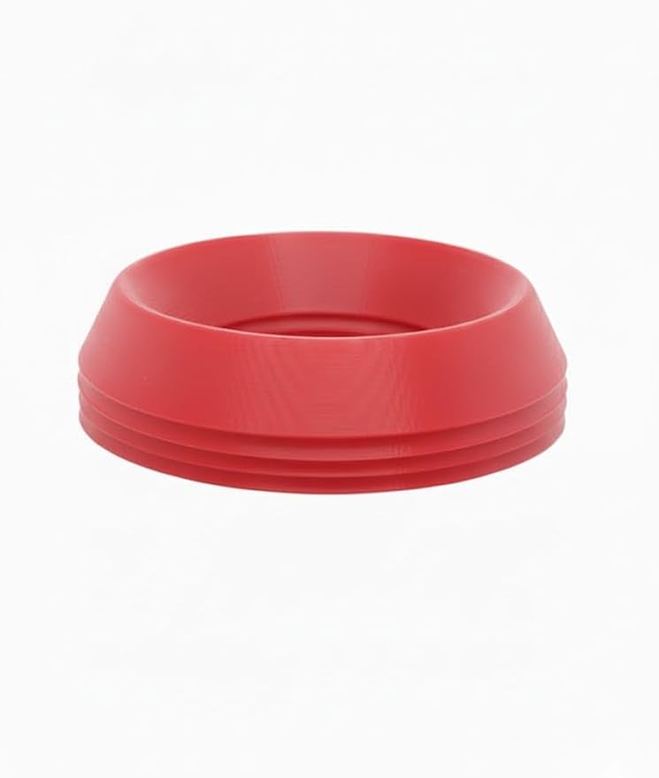 Stackable Universal Bowling Ball Cup Display Stand – Durable Plastic Holder for Ball Display, Polishing, Sanding & Storage – Fits All Bowling Balls (1, Red)