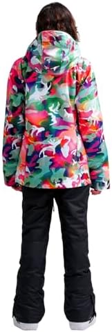 GSOU SNOW Womens Ski Jacket and Pants Set Snowsuits Snow Pants Insulated