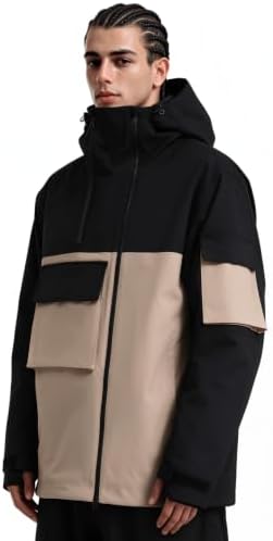 GSOU SNOW Unisex Snowboard Jacket Loose-Fit Snowboard Coat Waterproof