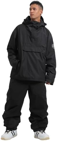 GSOU SNOW Mens Snowboard Jacket Snowboarding Ski Jacket Pullover Waterproof