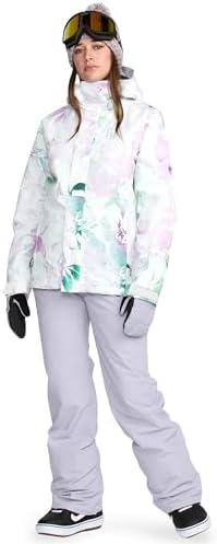 Volcom Women's Bolt Insulated Snowboard Jacket – 10k Waterproof, Eqs Fit, Zip Tech®