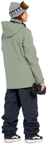 Volcom Women's Shelter 3D Stretch Relaxed Fit Mid Length Snowboard Jacket