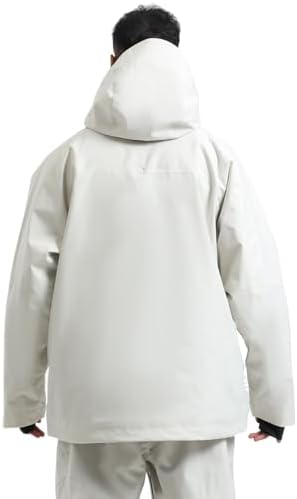 GSOU SNOW Snowboard Jacket Mens Womens Ski Jacket Baggy Snow Hoodie Coat