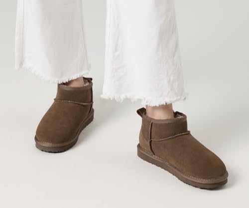 Project Cloud 100% Genuine Leather Womens Boots Ankle Boots for Women Shoes