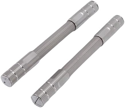 Aramox Pin Vise, Stainless Steel Hand Drill Tool for Jewelry Making and Watch Repair, Compact DualEnded Design with Precision Handling for Fine Tasks