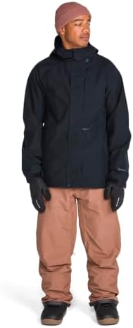 Volcom Men's Dua Gore-tex Snowboard Jacket – Waterproof Breathable Snow Shell With Zip Tech