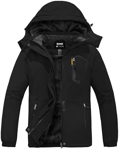 Women's Waterproof Ski Jacket Warm Winter Coat Fleece Snowboarding