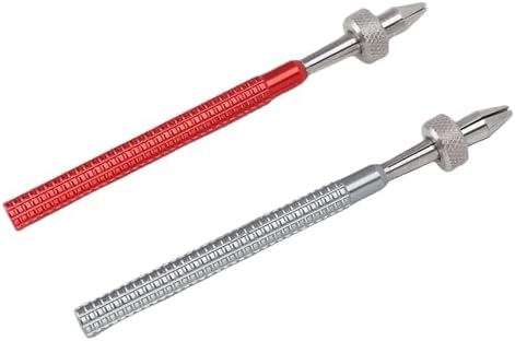 Jiawu Pin Vise Hand Drill, Compact Metal Construction Manual Jewelry Drill, Craft Tool with Portable Storage Case for Metal Wood Jewelry Plastic Resin Watch Repair