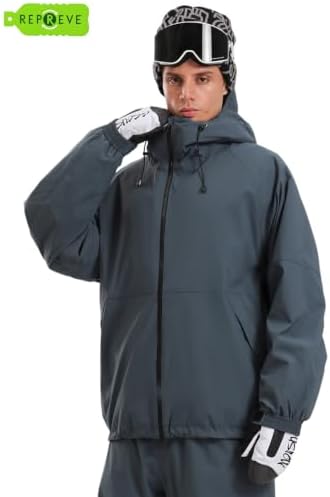 GSOU SNOW Women Men Ski Jacket Baggy Snowboard Jacket Snow Coat Waterproof
