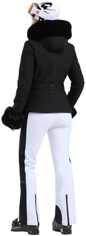 GSOU SNOW Women's Ski Jacket Slim Snow Jacket Waterproof Insulated Coat