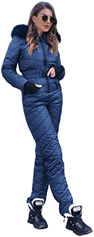 Womens Snow Suits Onesie Snowsuit One Piece Winter Ski Jacket