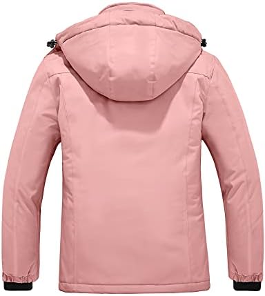 wantdo Women's Ski Jacket Waterproof Warm Fleece Lined Winter Snow Coat