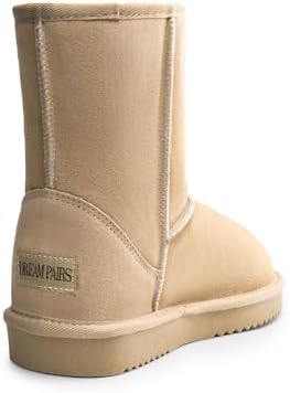 DREAM PAIRS Women's Shorty-New Mid Calf Winter Snow Boots