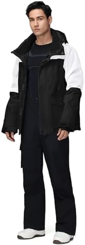 Men's Jacket and Pants Set Insulated Waterproof Waterproof Snowboard Snowsuits for Snow Sport