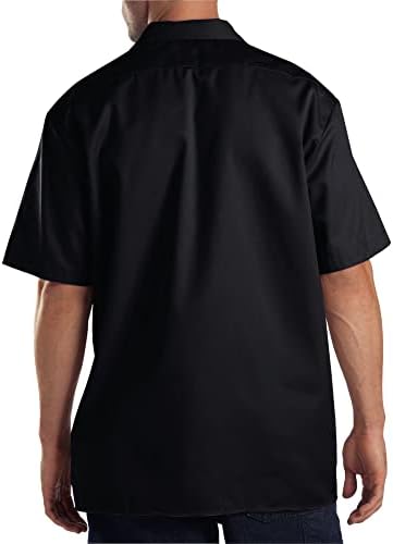 Dickies Men’s Short Sleeve Work Shirt – Durable Twill Button Down Shirts for Men, Lightweight Uniform for Daily Wear